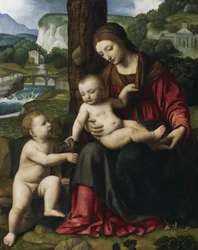 Madonna con Niño y San Juanito